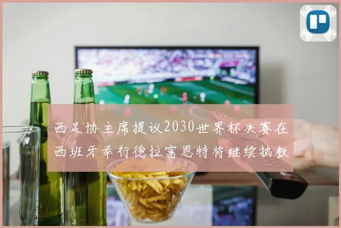 西足协主席提议2030世界杯决赛在西班牙举行德拉富恩特将继续执教国家队